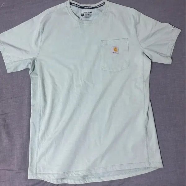 [BUNJANG] Carhartt Mint Pocket T-Shirt / 칼하트 포켓 민트 반팔 m
