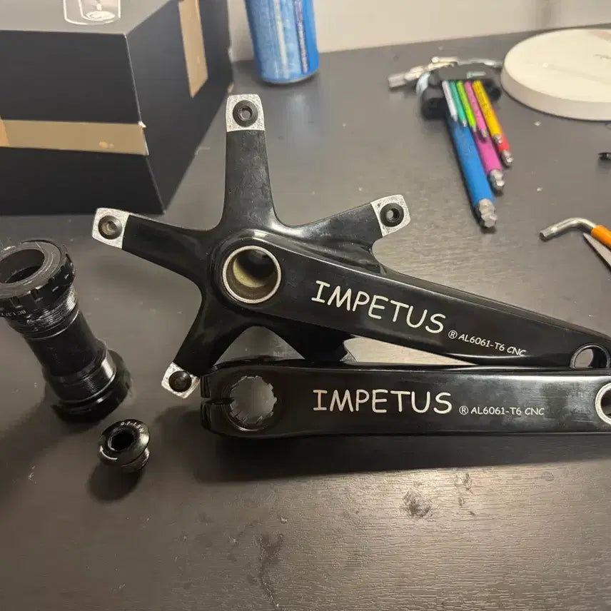 [BUNJANG] Impetus External Crankset AL6061-T6 CNC / 임페투스 외장 크랭크