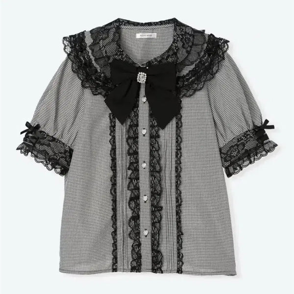 [BUNJANG] Noemie Ribbon Ruffle Blouse Bundle / 노에미 블라우스 새상품 두개 일괄