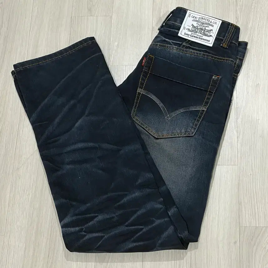 [BUNJANG] Levi's Washed Straight Denim Jeans 29 / 리바이스 워싱 스트레이트 데님 29