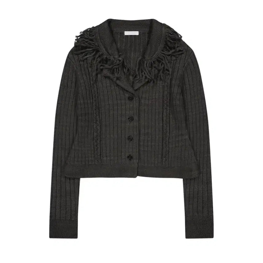 [BUNJANG] OHOS Knit Cardigan Charcoal Size 2 / 오호스 니트 가디건