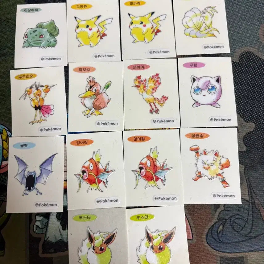 [BUNJANG] Pokemon 30th Anniversary Stickers Bundle Set / (최저가) 포켓몬 30주년 띠부실(포켓몬카드) 일괄 판매