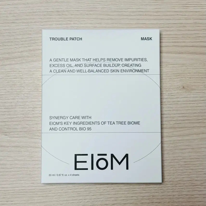 [BUNJANG] IOM Trouble Patch Mask (4 Sheets) - Sealed / 새상품) 이옴 트러블 패치 마스크 4매입 미개봉
