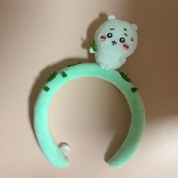 [BUNJANG] Chiikawa Chikawa Doll Headband / 치이카와파크 풀 뽑는 치이카와 인형 머리띠