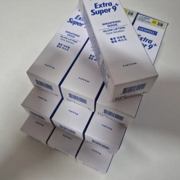 [BUNJANG] Medi-Peel Hydro-Glow Lifting Wrapping Mask (10 Box Bundle Set) / [10박스 일괄] 메디필 물광 리프팅 랩핑 마스크 (새제품)