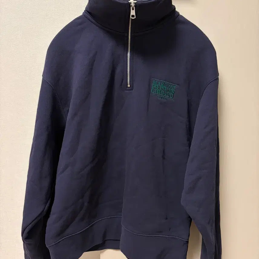 [BUNJANG] Marithe Francois Girbaud Half Zip-Up Navy / 마리떼하프집업(마지막가격내림)