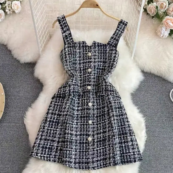 [BUNJANG] Tweed One-Piece Dress / 트위드 원피스 일녀 스나계 걸리