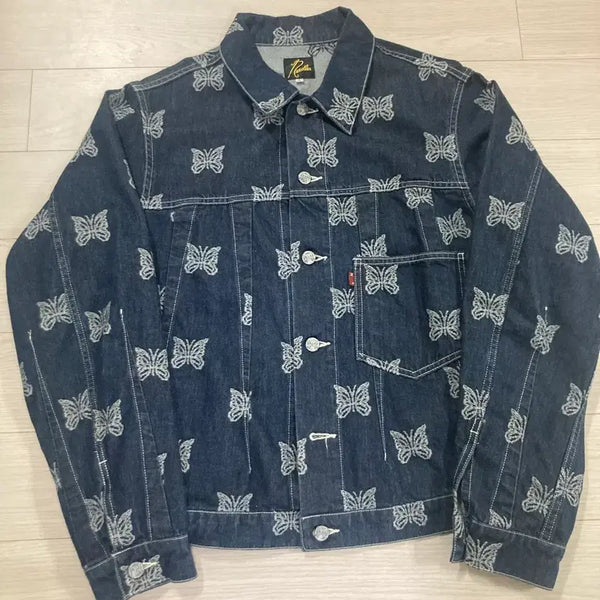 [BUNJANG] Needles Papillon Denim Jacket / 니들스 빠삐용 데님자켓 s 팝니다