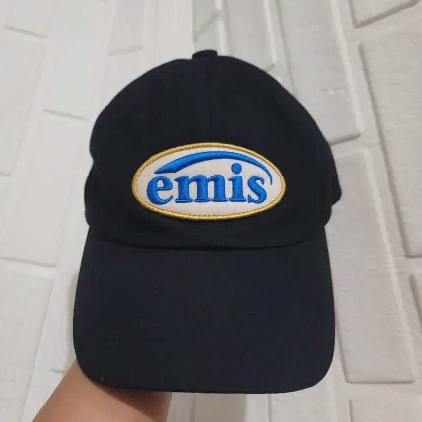 [BUNJANG] Emis Logo Baseball Cap Black / (정품)이미스모자