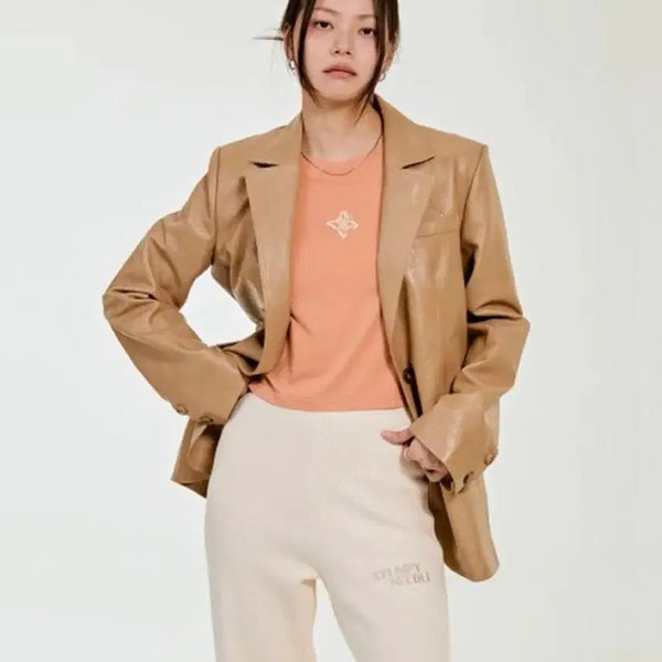 [BUNJANG] Stumpi New Leather Jacket / (새상품) 스텀피니 레더자켓