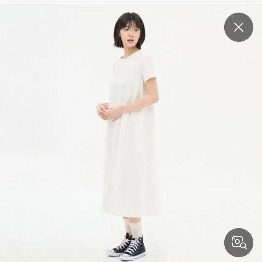 [BUNJANG] TOPTEN White Long Dress / 탑텐 원피스
