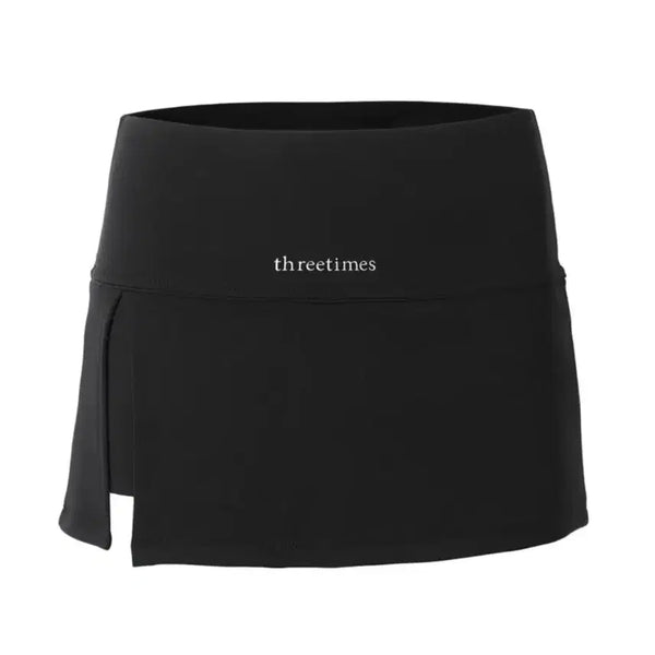 [BUNJANG] 3 TIMES Athletic Skirt Black / 쓰리타임즈 에슬레틱 스커트 s 블랙