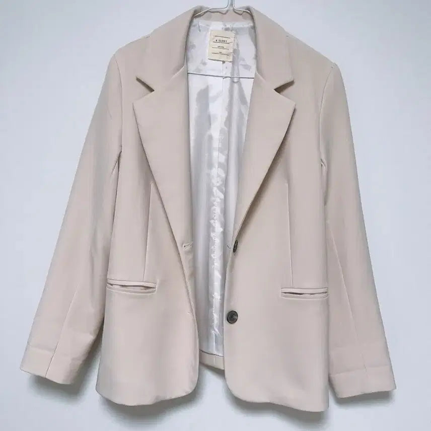 [BUNJANG] Ivory Basic Spring/Autumn Jacket / 아이보리 기본 베이직 봄 가을 자켓