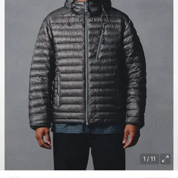 [BUNJANG] Hazzys His Lightweight Padded Jacket Grey L New / 헤지스 his 경량패딩 그레이 L 새제품