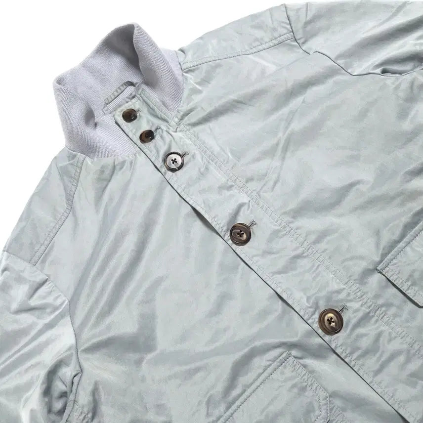 [BUNJANG] Allegri Stand Collar Two-Way Blouson Bomber Jacket / 알레그리 스탠카라 투웨이 블루종 봄버 자켓