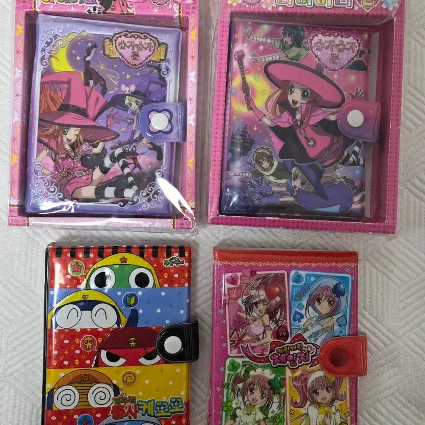 [BUNJANG] Keroro & Shugo Shugo Moon & Kirarin Revolution Diary Bundle Set / [일괄로만판매] 싸게양도 고전 개구리중사 케로로, 캐릭캐릭체인지 다이어리