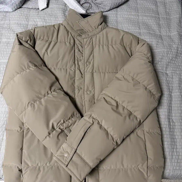 [BUNJANG] SPAO Lightweight Padded Jacket Beige / 스파오 경량 패딩