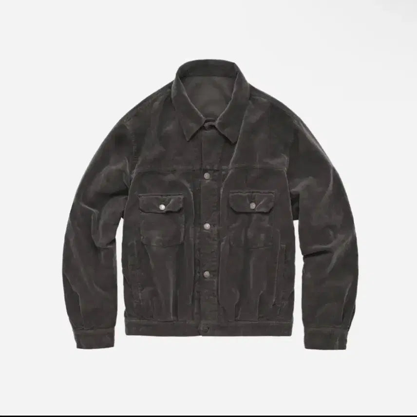 [BUNJANG] Politeu Half Borro Trucker Jacket Brown / [2] 폴리테루 하프 보로 트러커 자켓 브라운
