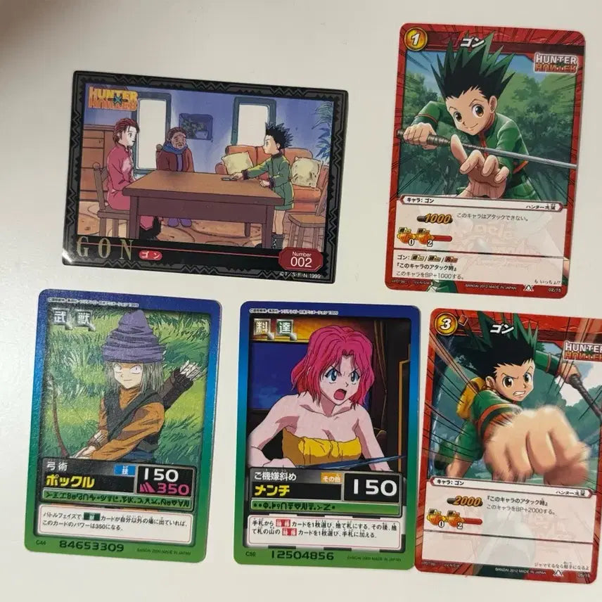[BUNJANG] Hunter x Hunter Sticker & Card Bundle Set / 일괄)천사님 헌터x헌터 스티커 3장+ 헌터x헌터 카드 5장
