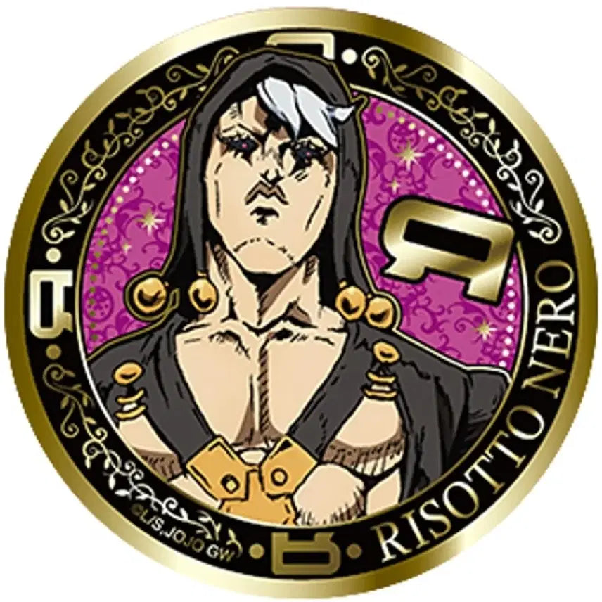 [BUNJANG] JoJo's Bizarre Adventure Risotto Nero Gold Edition Can Badge / 죠죠 리조토 네로 금장 캔뱃지 양도