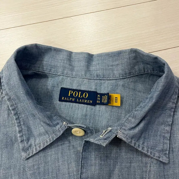 [BUNJANG] Polo Ralph Lauren Chambray Chore Jacket XL / 폴로랄프로렌 샴브레이 초어자켓