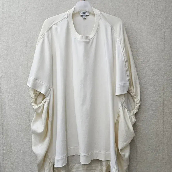 [BUNJANG] COS Silk Blend Relaxed Fit Blouse - Ivory, Size L / COS 코스  실크 루즈핏 블라우스 L