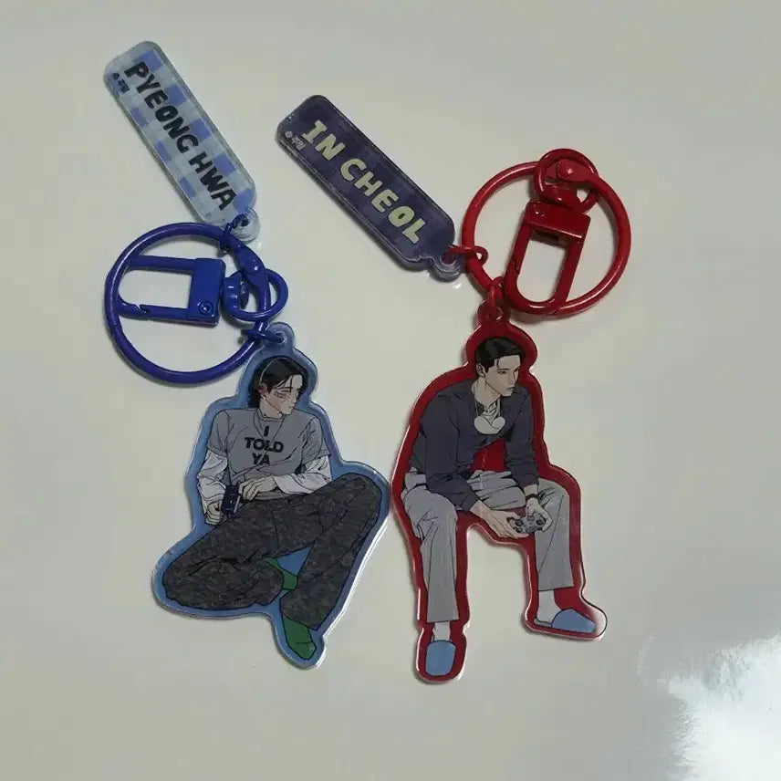 [BUNJANG] Joopyung Peace Incheol Keyring / 원가이하) 주의평화 평화인철 키링 주평 봄툰 레봄 모펀 투니크