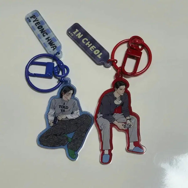 [BUNJANG] Joopyung Peace Incheol Keyring / 원가이하) 주의평화 평화인철 키링 주평 봄툰 레봄 모펀 투니크