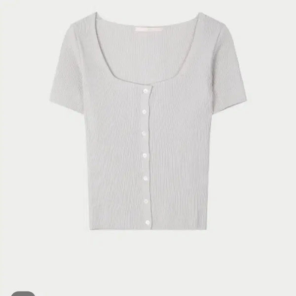 [BUNJANG] YUSOP Silhouette Cardigan Light Gray / 유솝 가디건