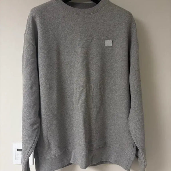 [BUNJANG] Acne Studios Föba Sweatshirt Grey / 아크네 포바 페이스 스웻셔츠
