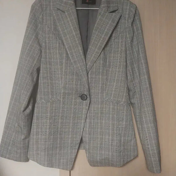 [BUNJANG] Jigott Check Single Jacket Size 55 / 지고트 체크 싱글 자켓 55