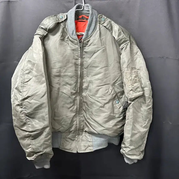 [BUNJANG] 80s Military Flight Bomber Jacket / 군용 밀리터리 80s 항공점퍼