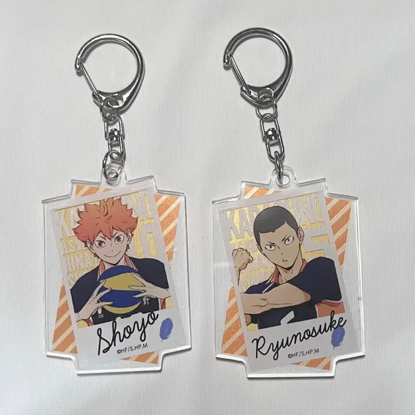 [BUNJANG] Haikyuu!! Hinata, Tanaka Acrylic Keyring Bundle Set / [일괄 판매] 하이큐 히나타, 타나카 아크릴 키링