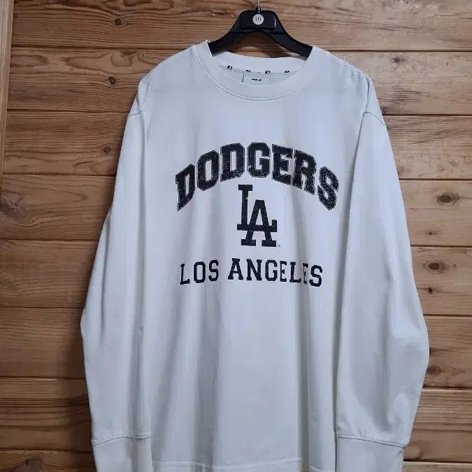 [BUNJANG] MLB Long Sleeve T-Shirt White Size 95 / MLB 긴팔 티셔츠
