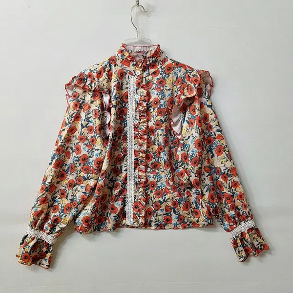 [BUNJANG] AKMK Frill Blouse / AKMK 프릴 블라우스