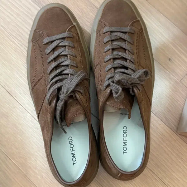 [BUNJANG] Tom Ford Cambridge Suede Sneakers Size 10 / 톰포드 캠브리지 스웨이드 스니커즈 사이즈10