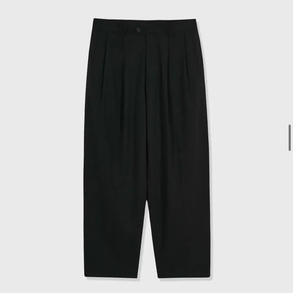 [BUNJANG] bearded kid Banding Silhouette Pants Black / 비얼디드키드 밴딩 실루엣 팬츠