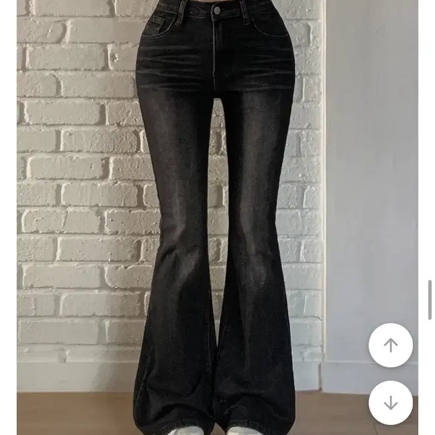 [BUNJANG] Black Flare Bootcut Jeans / 청바지 플레어 부츠컷 블랙
