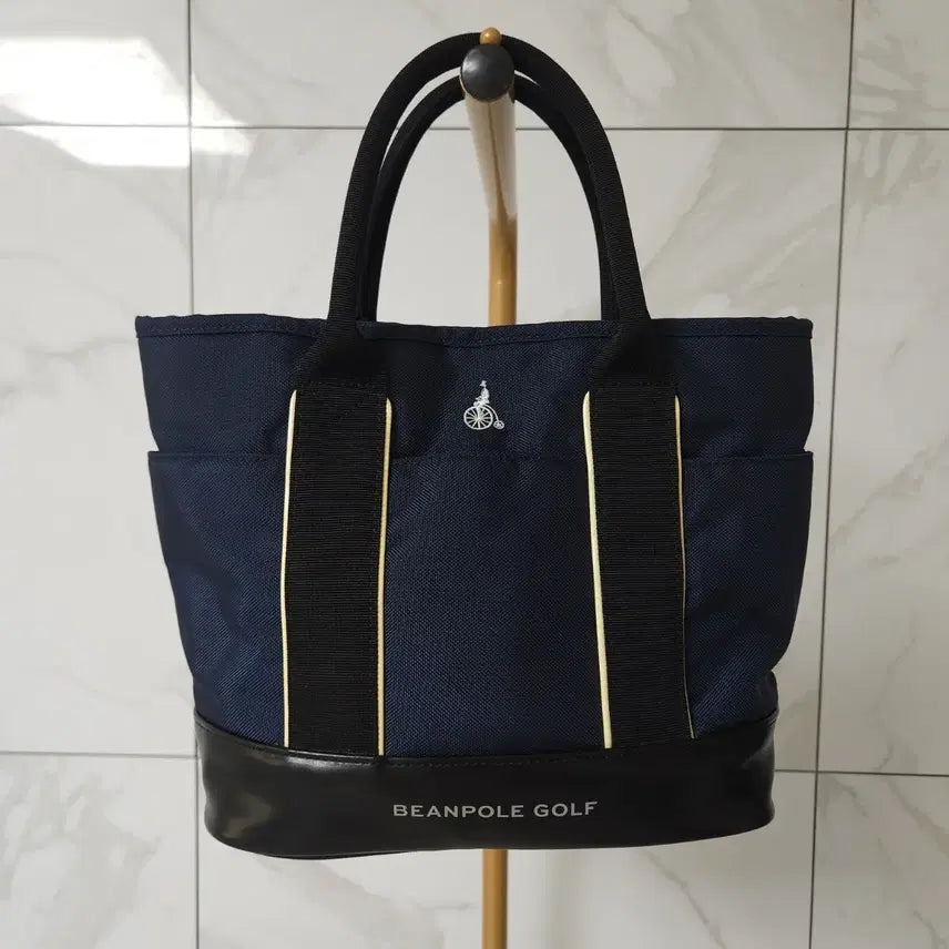 [BUNJANG] Beanpole Golf Navy Tote Bag / 빈폴 골프 네이비 토트백