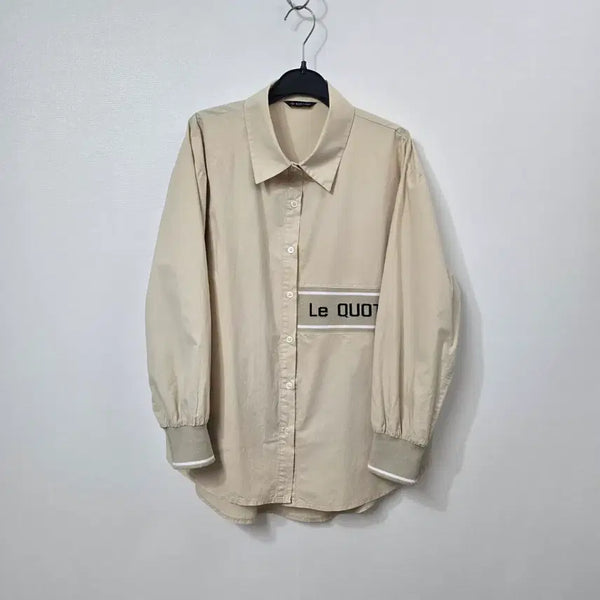 [BUNJANG] Nice Claup Women's Lettering Shirt / 나이스클랍 여성 레터링 셔츠