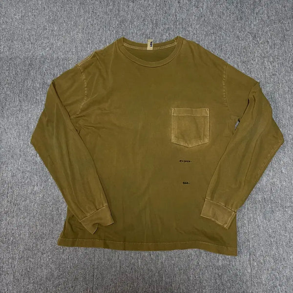 [BUNJANG] Blind Files Pocket Long Sleeve / [1] 블라인드 파일즈 포켓 롱슬리브