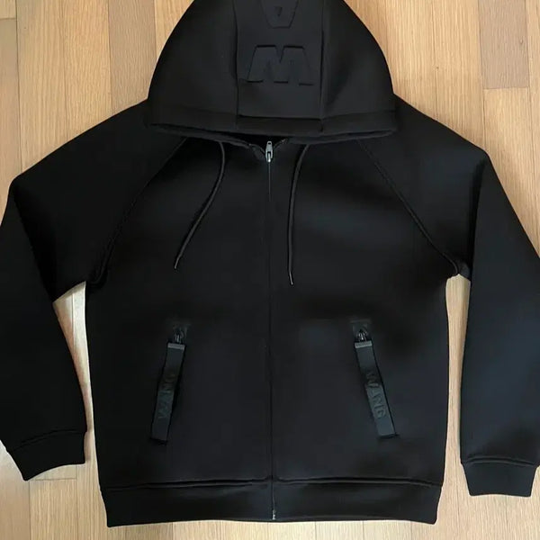 [BUNJANG] Alexander Wang x H&M Collaboration Hooded Zip-Up Jacket Black L / 알렉산더왕 H&M 후드집업 블랙 L