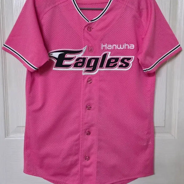 [BUNJANG] Hanhwa Eagles 95 Pink Baseball Jersey / [95] 한화이글스 핑크 유니폼