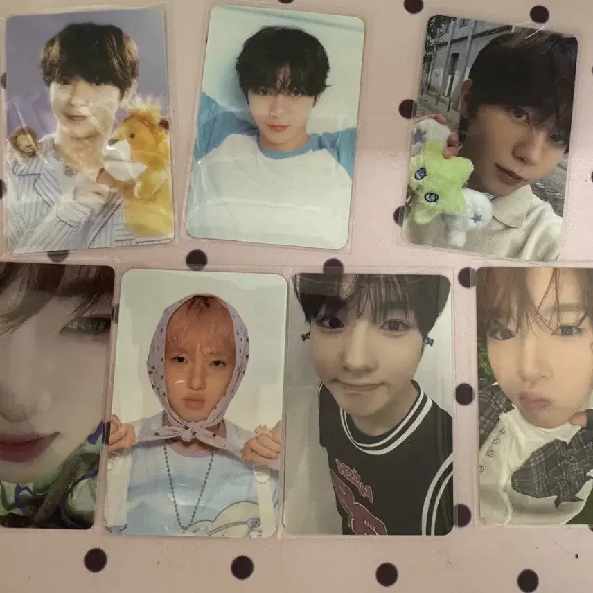 [BUNJANG] NCT WISH Ryo & Sakuya Photocard Bundle Set (7 pcs) / 엔시티위시 료&사쿠야 포토카드 포카 일괄 7장