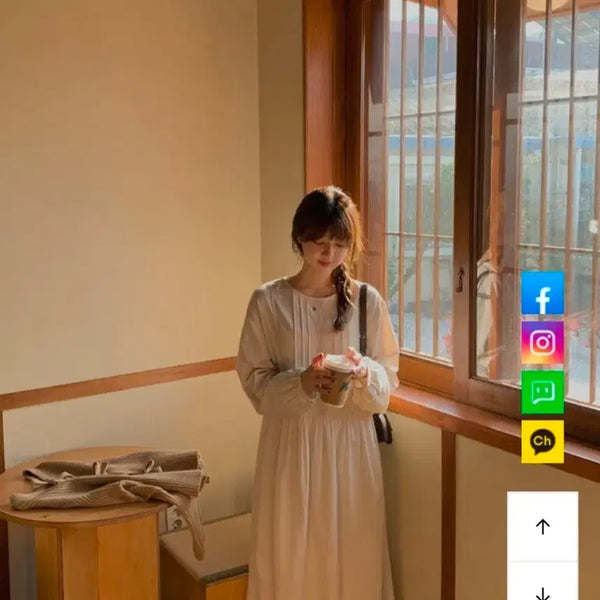 [BUNJANG] From Head to Toe Ivory Romantic Dress / [새상품] 프롬헤드투토 아이보리 로맨틱 원피스