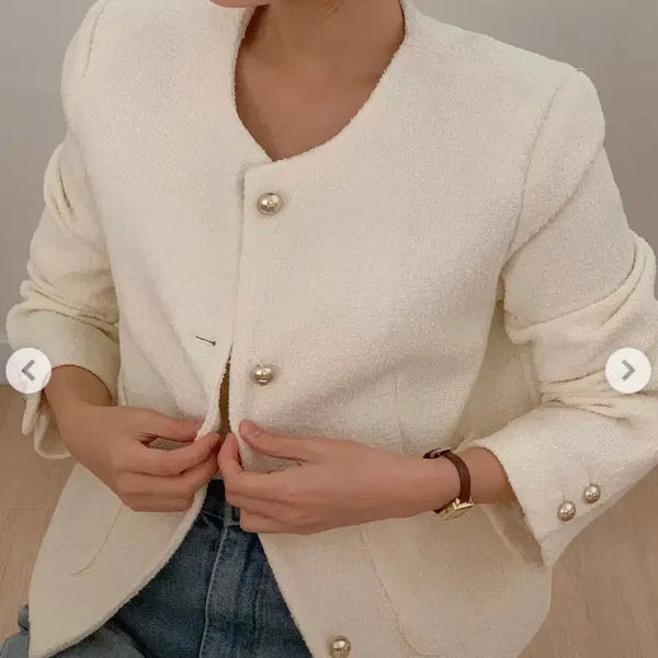 [BUNJANG] Benito Premium Modern Tweed Jacket / 베니토 프리미엄 모던 트위드 자켓 (가을/겨울 초 자켓)