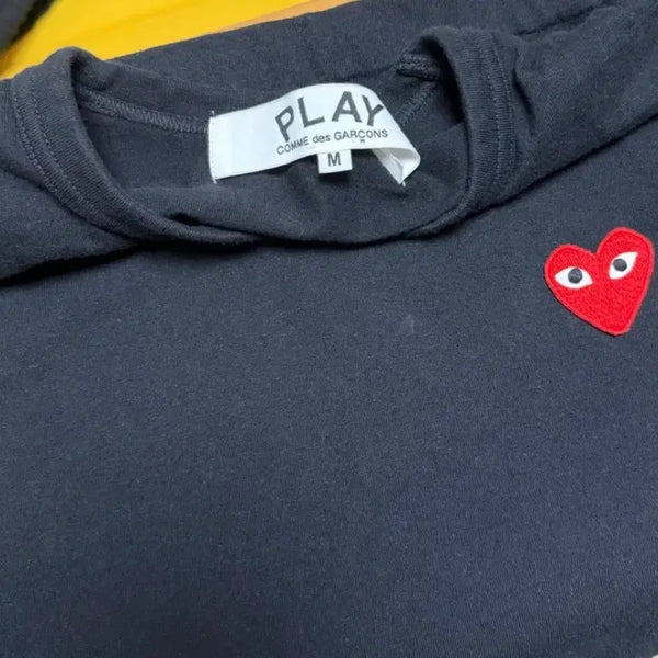 [BUNJANG] Comme des Garçons Black T-Shirt (Size M) / 꼼데가르송 검정 반팔 M