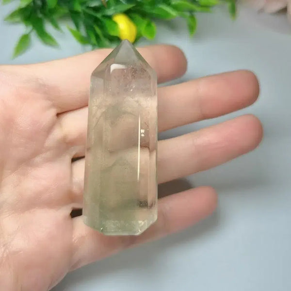 [BUNJANG] Natural Green Garden Quartz Point / 천연 그린 가든쿼츠 정원쿼츠 포인트