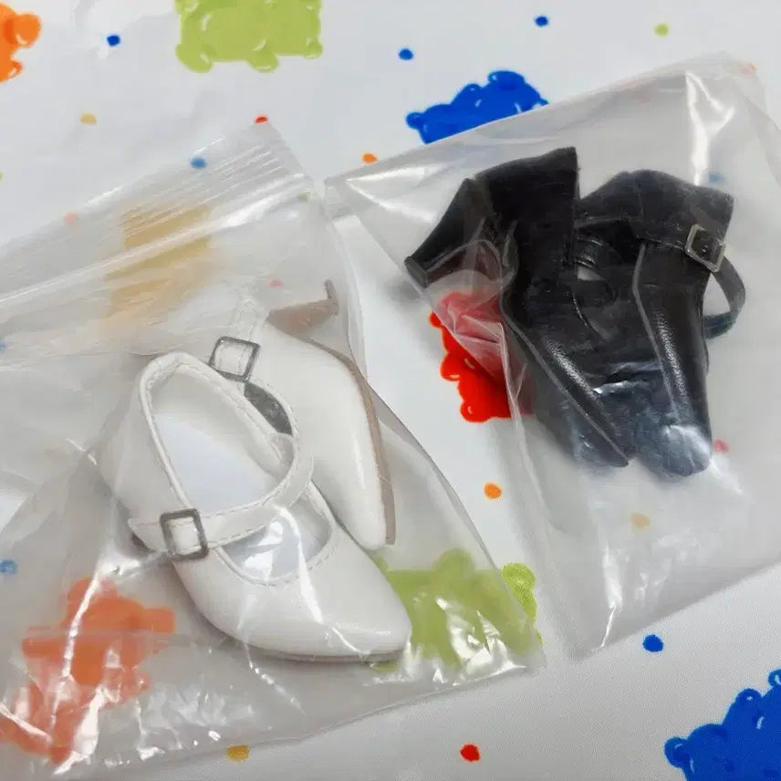 [BUNJANG] MSD Mary Jane Shoes Black & White / Msd 힐발용 신발 검정색&흰색