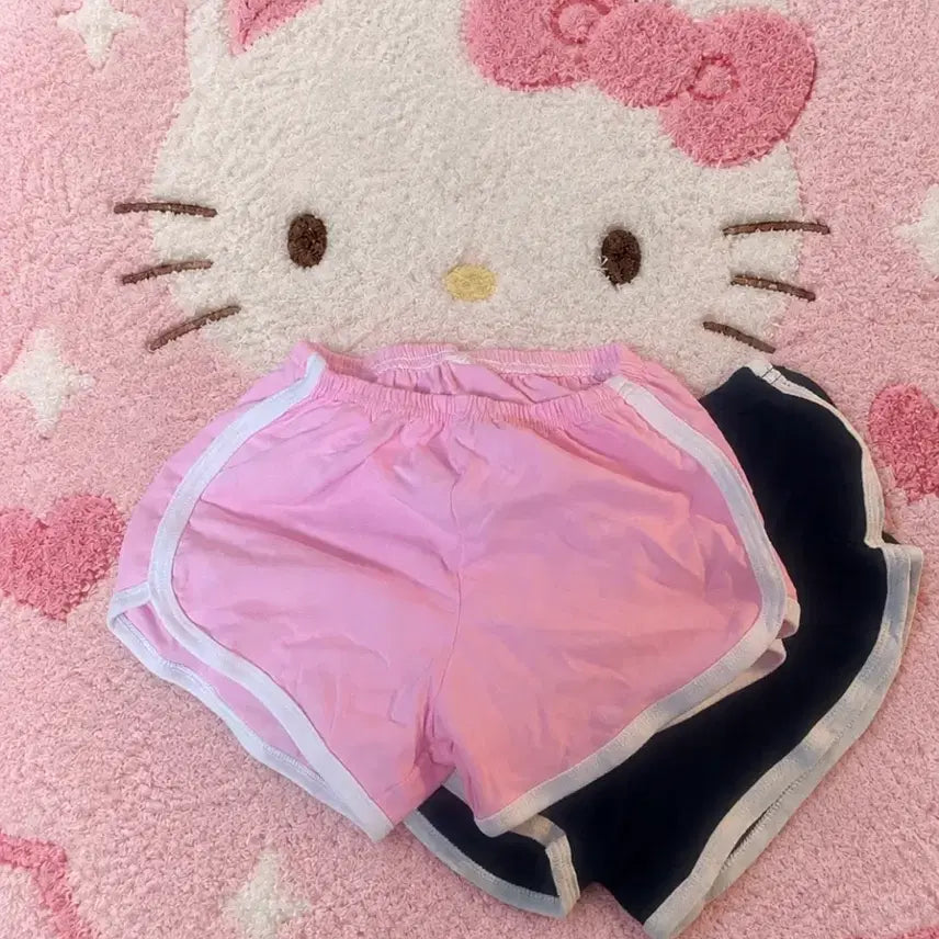 [BUNJANG] Dolphin Pants Navy Pink Bundle Set / 두장 묶음 네이비 핑크 돌핀팬츠 일녀 순느 유어로즈 에이블리 지그재그